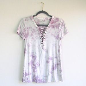 American Eagle Soft & Sexy Lace Up Top